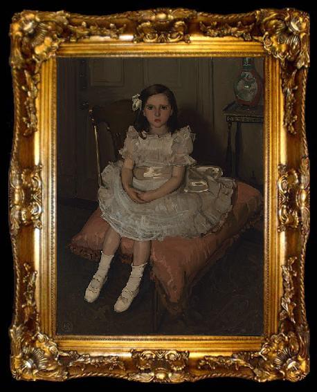 framed  Hugh Ramsay Portrait of Miss Nellie Patterson, ta009-2